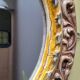 Antique stucco mirror