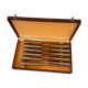 Set of 11 Apollonox table knives in a box