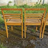 Série de 6 chaises René Gabriel