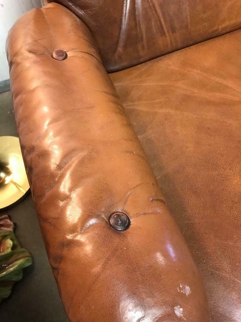 Vintage leather seat sofa