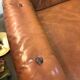 Vintage leather seat sofa