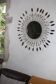 Vintage metal sun mirror, 1970s-1980s