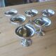 6 antique stainless steel ice cream cups Remy Letang