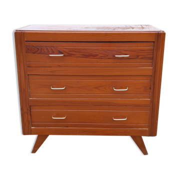 Commode vintage des années 50 en bois
