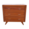 Vintage chest of drawers of the 50s in wood