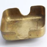 Set of 5 brass ashtrays