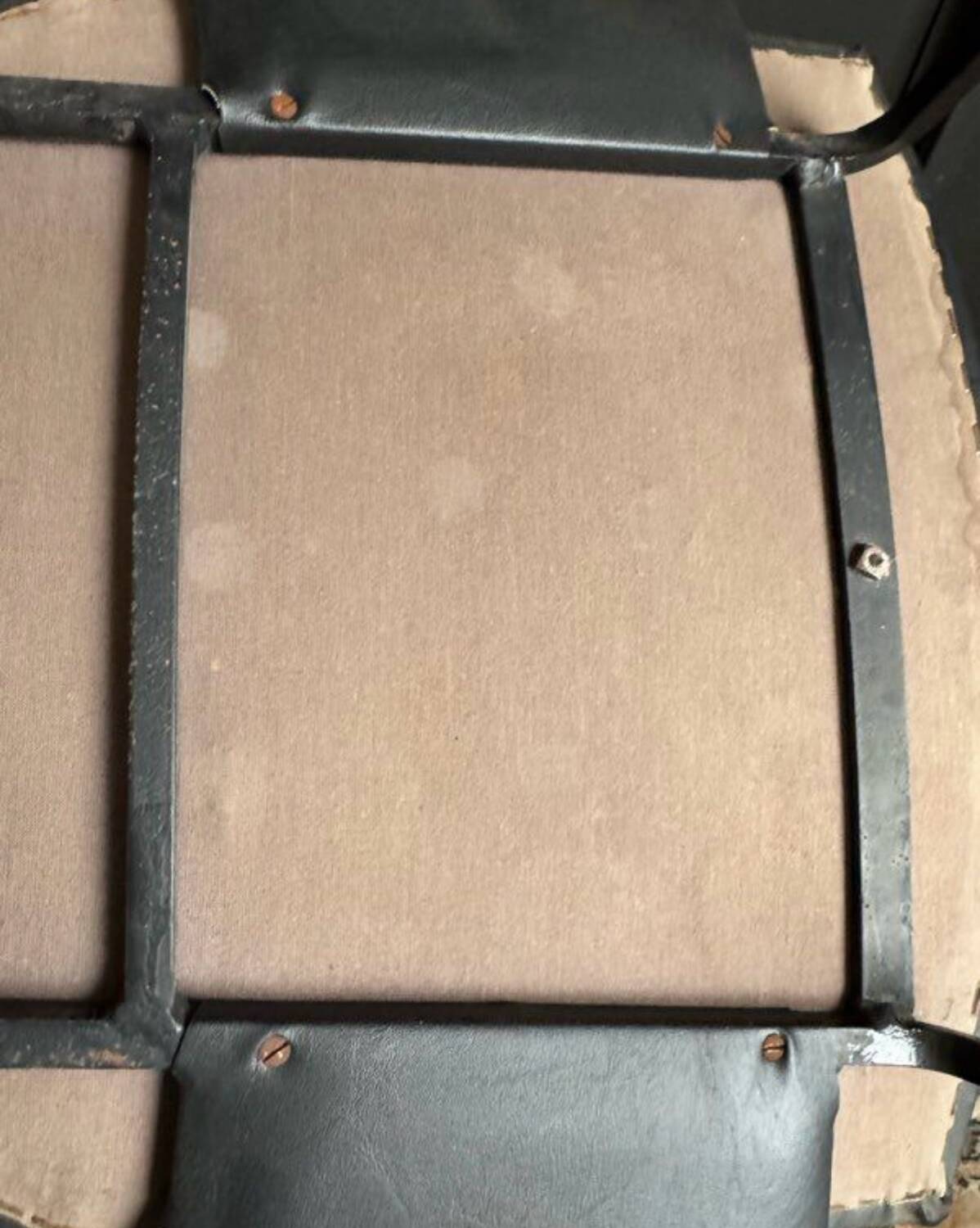 Black armchair from the 1950s