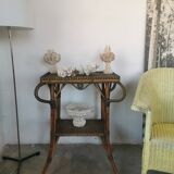 Desserte en rotin Perret et Vibert