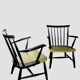 Set of 2 spindle back armchairs, Tapiovaara , Yngve Ekstrom style