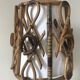 Vintage rattan lamp years 60