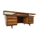 Writing Desk by Silvio Cavatorta in solid Walnut, Italy, 1950's
