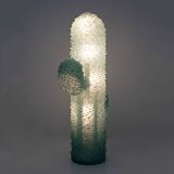Poliarte Mid-century Modern Murano Glass Water Green Floor Lamp "Cactus"