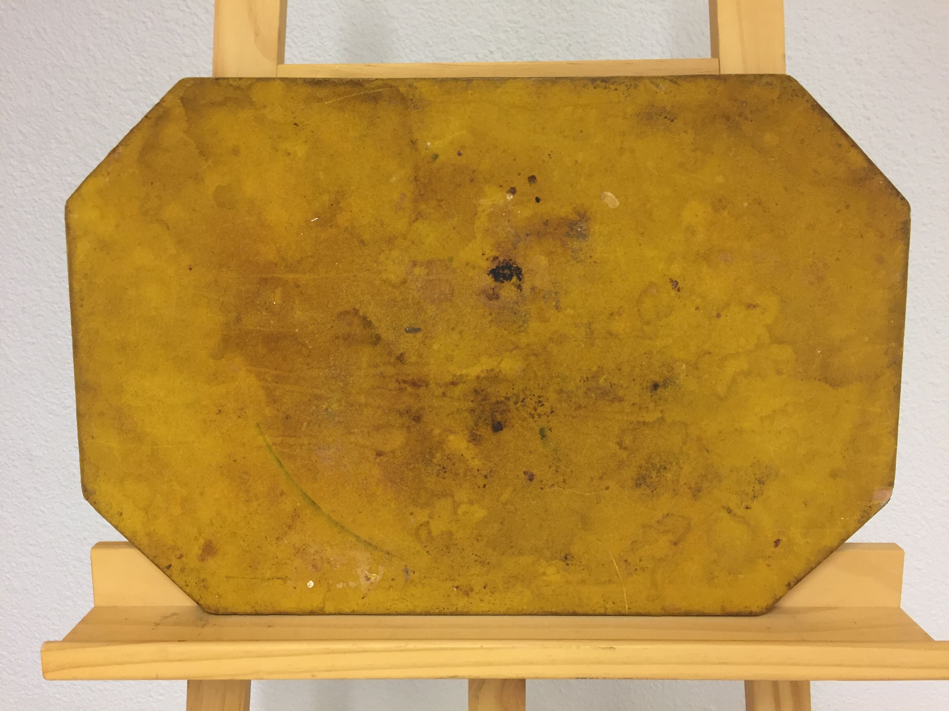 Old geometric marquetry top design'