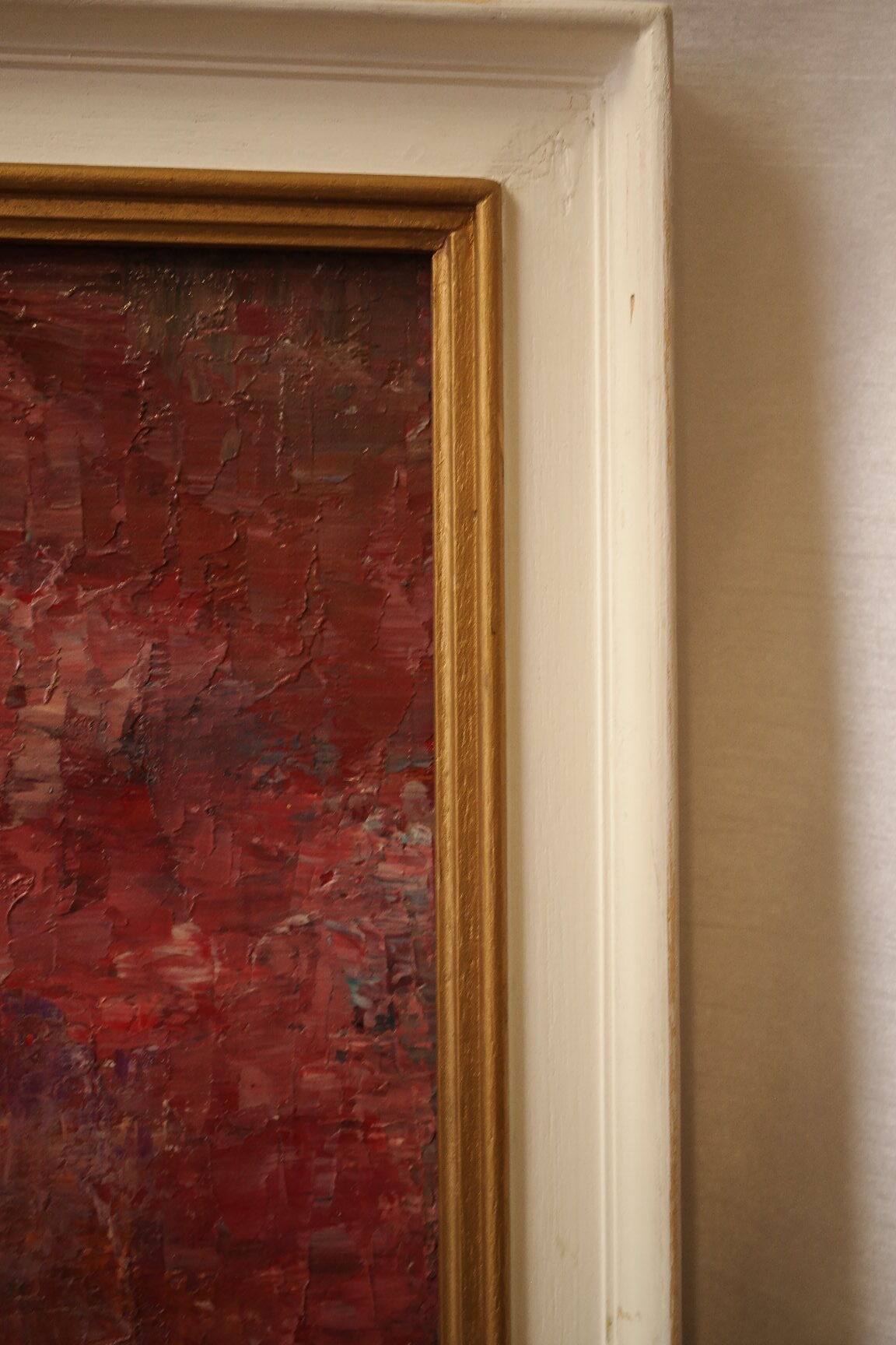 Portrait woman oil on canvas 1970