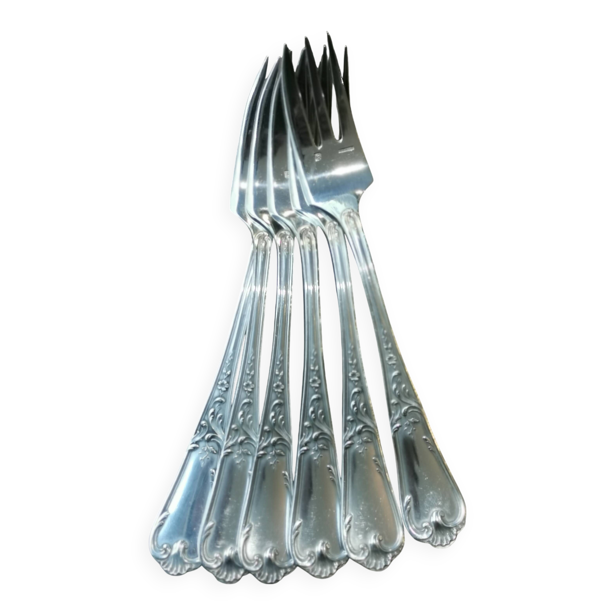 6 ercuis dessert forks