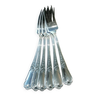 6 ercuis dessert forks