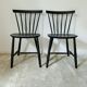 Pair of Scandinavian chairs J46 design Poul M. Volther, 1956