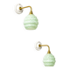 Vintage Clichy Wall Sconces Pair