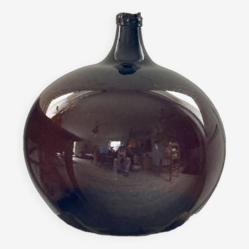 Amber demijohn late 19th century