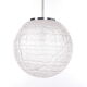 Large Glass Globe Hanging Lamp by Doria Leuchten, 1970s
