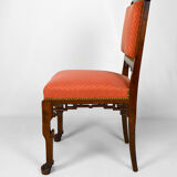 Set of 4 Japanese chairs by Gabriel Viardot, circa 1880