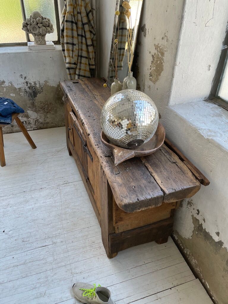 Established former brutalist console oak pine