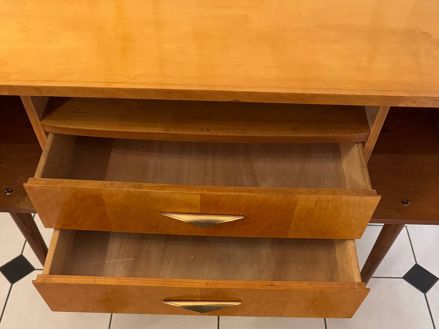 Vintage Scandinavian console sideboard