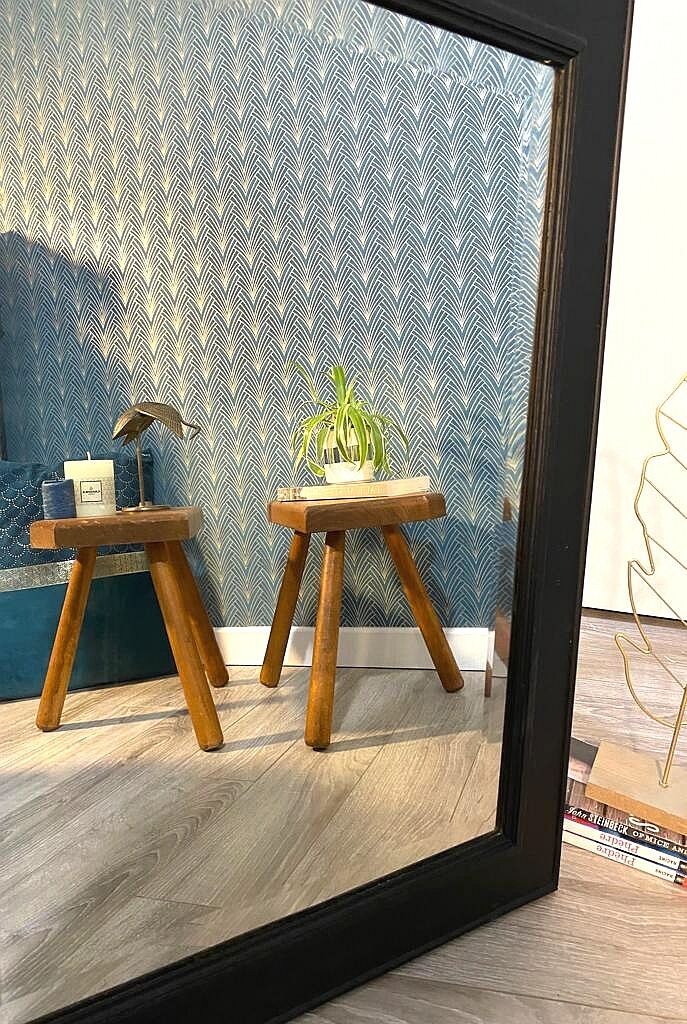 Pair of tripod stools