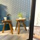 Pair of tripod stools