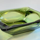 Cendrier, vide-poche en verre vintage