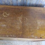 Low wooden sideboard