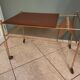table basse vintage porte vinyles