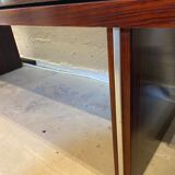 Console 1970 palissandre et inox