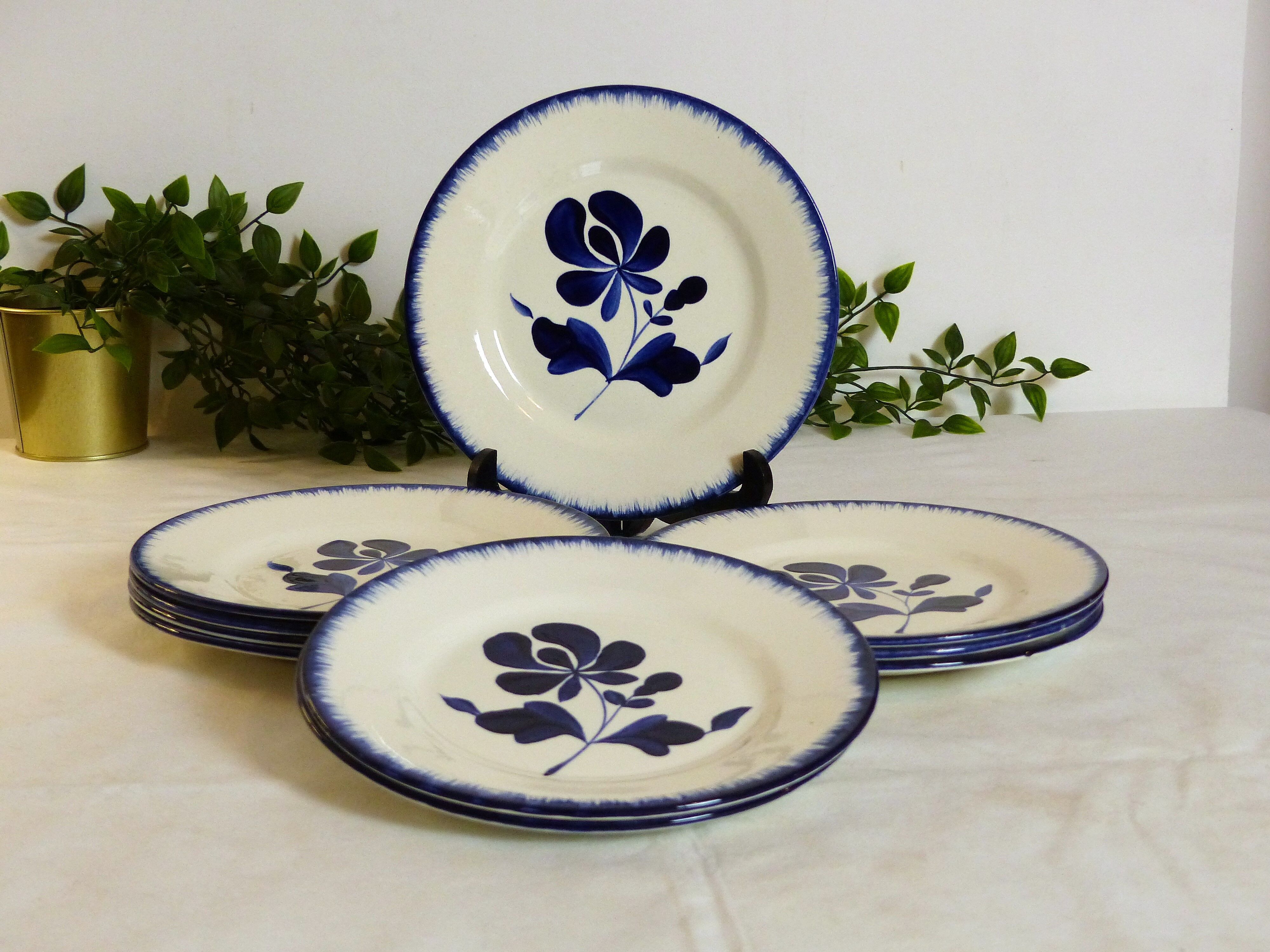 10 Salins-Les-Bains dessert plates