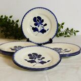 10 assiettes à dessert Salins-Les-Bains