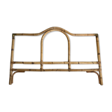 Vintage rattan and bamboo headboard
