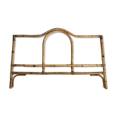 Vintage rattan and bamboo headboard