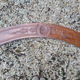 Cornice fronton in cherry wood around 1800