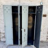 Old metal locker with 4 doors