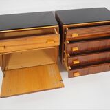 Vintage Nightstands 1970s, Set of 2