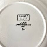 Dessert plates Digoin Simone