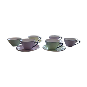 4 tasses et sous-tasse - moulin loups