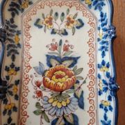Plat à cake ou à harengs en faience de Royal Tichelaar Makkum