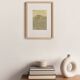 Peinture sur papier illustration abstraite B315 signée eawy