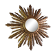 Sun mirror in gilded wood 70s, 72 cm