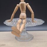 Manage D26 transparent glass cake dish