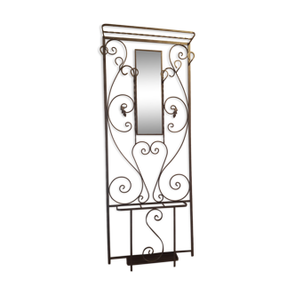 Wrought iron entrance locker room