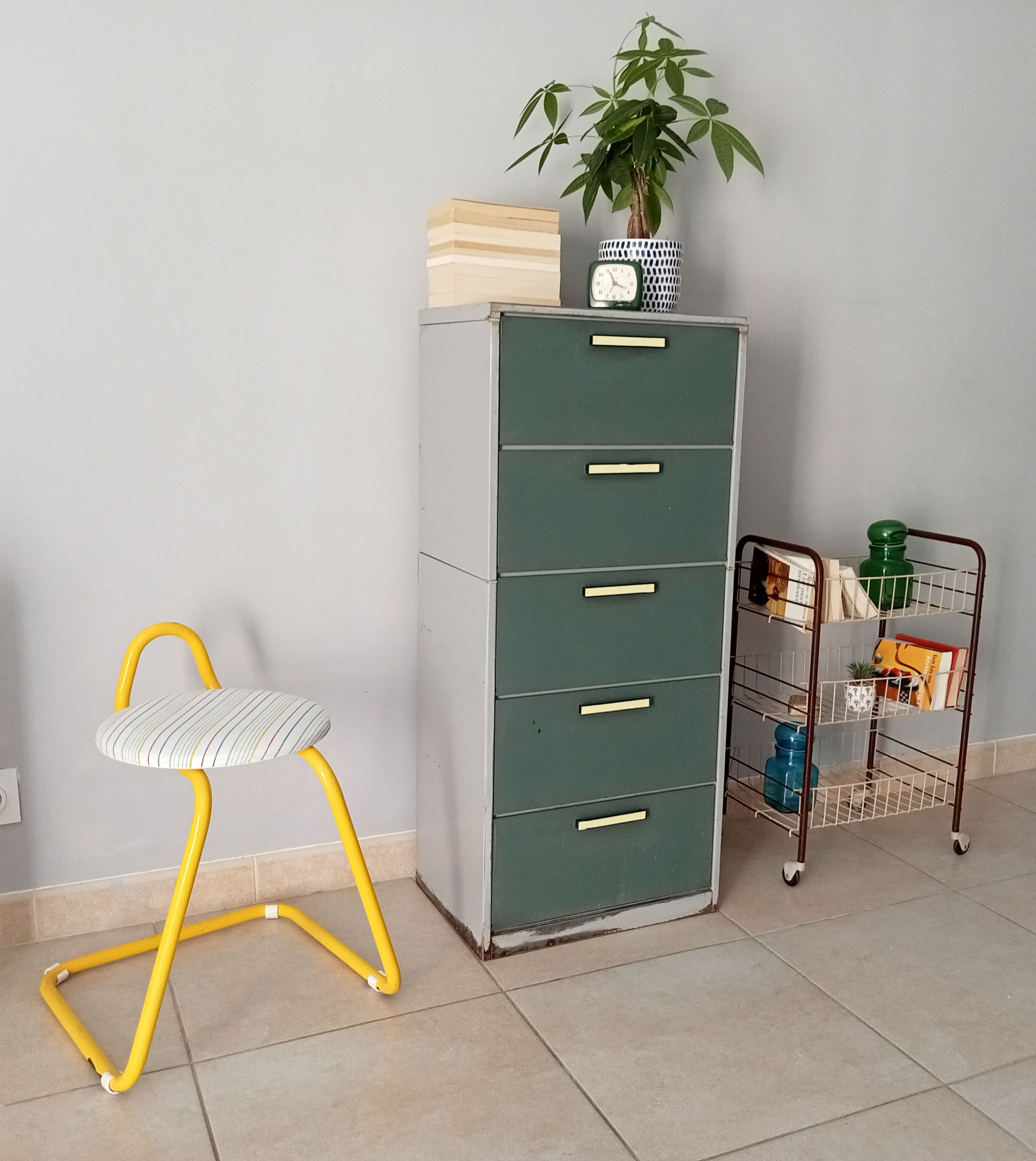 Metal loom furniture with valves 50/60s