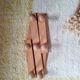 Wall-mounted accordion coat rack in solid pine