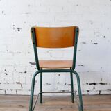 Chaise de lycée vintage